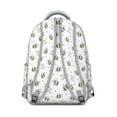 thumbnail image 3 of Bees & Tropical Flowers Backpack&nbsp;- Vacation & School Dual-Use Bag, Water-Repellent Coating, Internal ID Card Slot for Security, 3 of 6