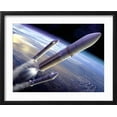 thumbnail image 2 of Art.com Ariane 5 Rocket Launch, Artwork Photographic Print by David Ducros, Black Frame Wall Art, 21" x 17", 2 of 5
