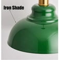 thumbnail image 5 of Vintage Green Metal Iron Pendant Lighting for Kitchen Island, Retro Industrial Style Pendant Light Fixture, American Rustic Farmhouse Pendant Lamp, Simple Pendant Light for Shop Over Table, 5 of 7