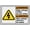 Warning Sign 4, variant on Bilingual Warning High Voltage Keep Out Sign 8"x12", Aluminum Tin Warning Signs for Home Outdoor Garden, High Visibility Bilingual Security Sign