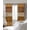 yellow, variant on Farmhouse Purple Brown Blackout Curtains for Bedroom/Living Room, Thermal Insulated Kitchen Curtains, Vintage Wooden Striped Grommet Darkening Window Treatment Drapes 52"x84"x2