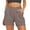 Coffee, variant on Shorts for Women’s Shorts Casual Summer Comfy Elastic High Waist Running Shorts With Pockets for Women Gray M