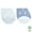 blue, variant on aden + anais Organic Cotton Muslin Burpy Bib, Grey Map The Stars, Unisex, 2-pack