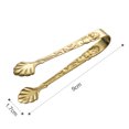 thumbnail image 2 of Rose-Embossed Stainless Steel Tongs, Rust-Proof Food-Grade Mini Clamps For Sugar, Ice, Cheese At Tea Parties, Coffee Bars, Outdoor Picnics (Set Of 4), 2 of 5