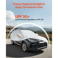 thumbnail image 5 of VEVOR Car Cover, Car Cover Waterproof for Toyota RAV4 Compact SUV, Custom-fit All Weather Sun Rain Wind Frost Dust Snow Protection Full Exterior Covers with Door Zipper and Cotton Lining, Silver, 5 of 9