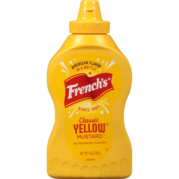 French's Kosher Classic Yellow Mustard, 14.0 oz Bottle