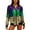 Multicolor, variant on Women Sequin Jackets Open Front Blazer Jacket Carnival Christmas Coats Zip Up Shirts Lightweight Shackets Casual Sparkly Shirts Holiday Outfits Funny Clothes