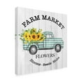 thumbnail image 4 of Canvas Wall Art - Jean Plout 'Farm Market Sunflowers A' Wall Art for Living Room, Bedroom, or Office Décor by Trademark Fine Art - 14 x 14 Inches, 4 of 4