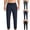 Black, variant on CHUMUD Men's Big & Tall Casual Pants Workout Stretch Drawstring Joggers with Pockets Relaxed Fit Elastic Waist Trousers Summer