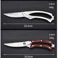 thumbnail image 2 of Kitchen Scissors Heavy Duty Dishwasher Safe Stainless Steel Kitchen Shears for Seafood Chicken Herb Fish, 2 of 7