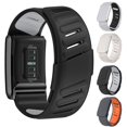 thumbnail image 4 of Silicone Watch Strap for Whoop 4.0 - Two-color Sports Design, Adjustable Fit, Orange/Gray/Black/Starlight, 4 of 8