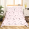 thumbnail image 2 of Kids Duvet Cover Set Twin Size,Bowknot Stars Moon Mushroom Cute Bedding, 2 of 6