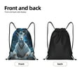 thumbnail image 2 of Yiaed Forest Meditating Goat Print Drawstring Bags Drawstring Backpack Bulk String Back Pack Gym Sport Bag-Medium, 2 of 5