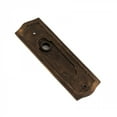 thumbnail image 5 of Renovators Supply Door Back Plate Antique Brass Beaded without Keyhole 7 1/4" H, 5 of 7