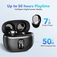 thumbnail image 7 of Sleep Wireless Earbuds, Bluetooth Headphones V5.4, Ear buds with 4 ENC Call Noise Cancelling Mics, 50Hrs Playtime Bluetooth Earbuds, Bass Boost 85%, IP7 Waterproof Earbuds Fits for Android iOS, 7 of 7