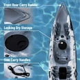 thumbnail image 3 of Joyspirit 12.4' Black White Tandem Kayak with Adjustable Footrests, 3 of 7