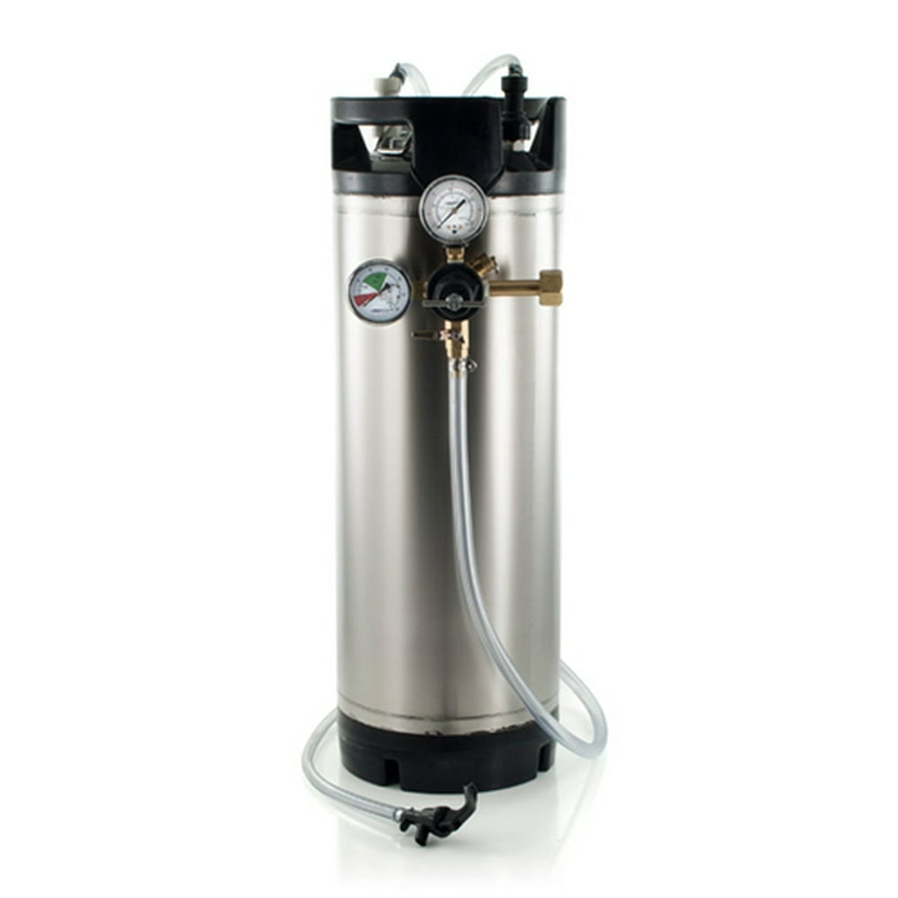 5 Gallon Ball Lock Keg System w/Picnic Tap, New AIH Cornelius Keg (1