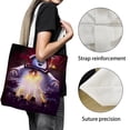 thumbnail image 3 of Ghostbusters Bolso de tela con estampado de lienzo para mujer, bolsa de compras reutilizable y estética, con cremallera interior, regalo para mujer,40*40cm., 3 of 6