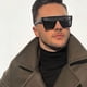 thumbnail image 1 of Gafas de sol de gran tamaño para hombre, gafas de sol cuadradas negras, gafas Retro Vintage para hombre y mujer, 1 of 2