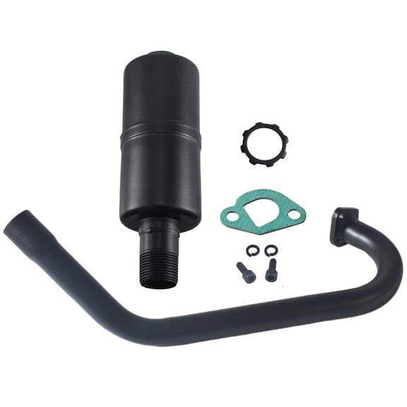 Exhaust Pipe Muffler for Predator 196cc 212cc Engine, Fits for Honda GX160 GX200, 6.5HP Go Kart, Replacement Compatible for Go Kart Mini Bike