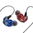 thumbnail image 3 of 1 par de auriculares con cable, auriculares estéreo con graves de 3,5 mm, auriculares con cable, tableta, teléfono móvil, auriculares internos, color dual Inevent EL001673-06B, 3 of 7
