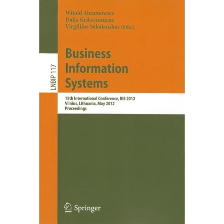 ISBN 9783642303586 product image for Lecture Notes in Business Information Processing: Business Information Systems:  | upcitemdb.com