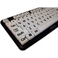 thumbnail image 4 of Teclado Nuklz Letras Grandes Con Cable Usb Para Pc -blanco, 4 of 4
