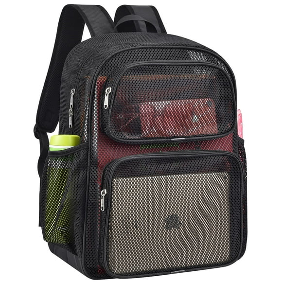 Mochila MAY TREE Mesh Heavy Duty de Gran Capacidad Negra