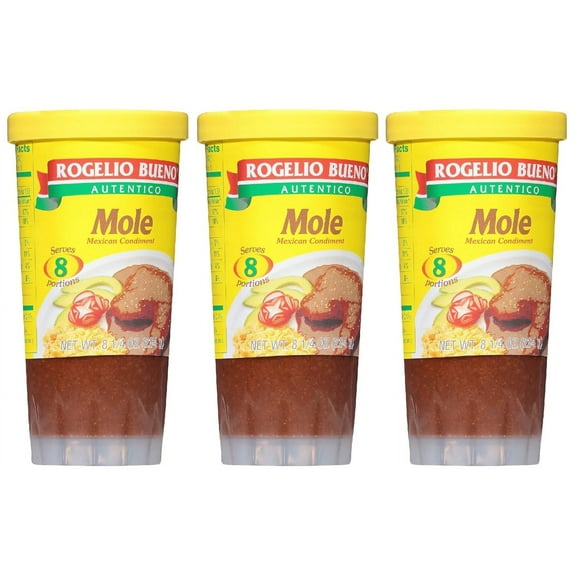 Rogelio Bueno Mexican Condiment Mole, 8.25 oz (Pack of 3)