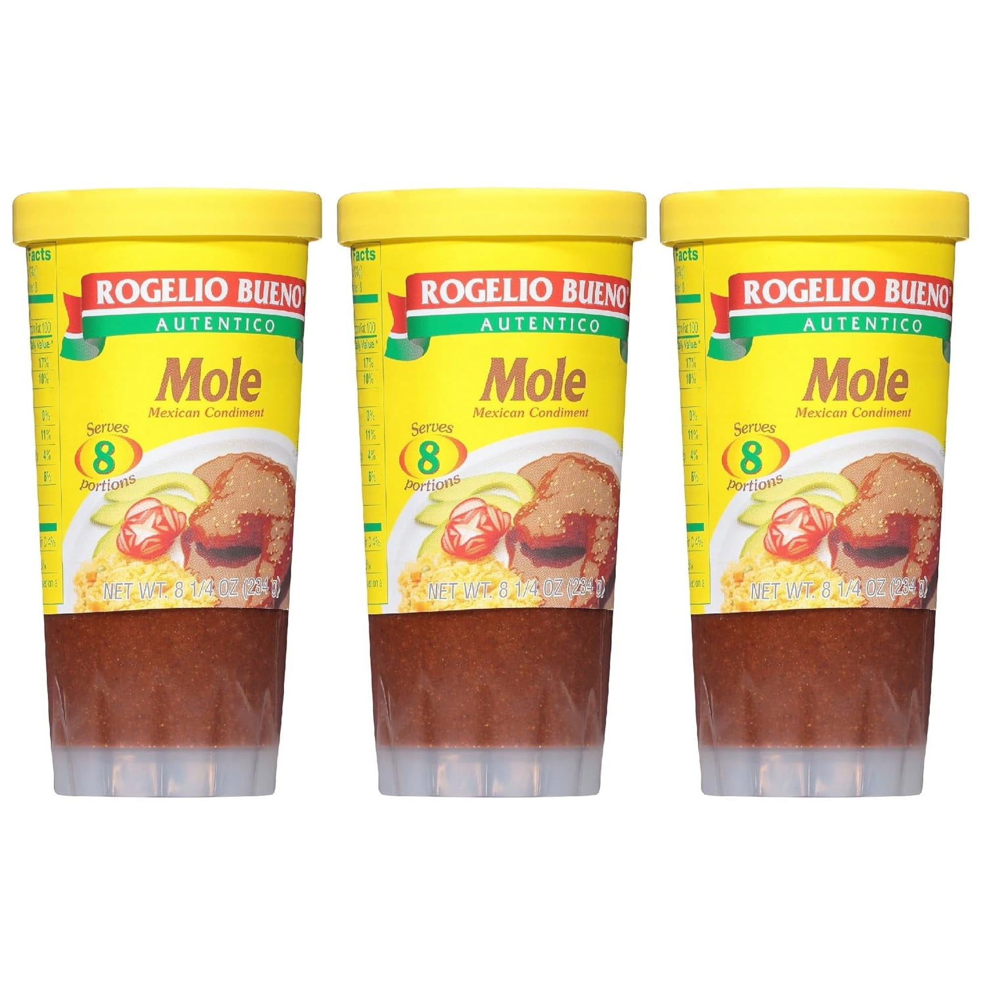 Rogelio Bueno Mexican Condiment Mole, 8.25 oz (Pack of 3)