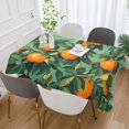 thumbnail image 2 of Yayeee Tablecloths for Rectangular Tables 60 x 108 inch Party Table Cover, Orange Tree Pattern, 2 of 6