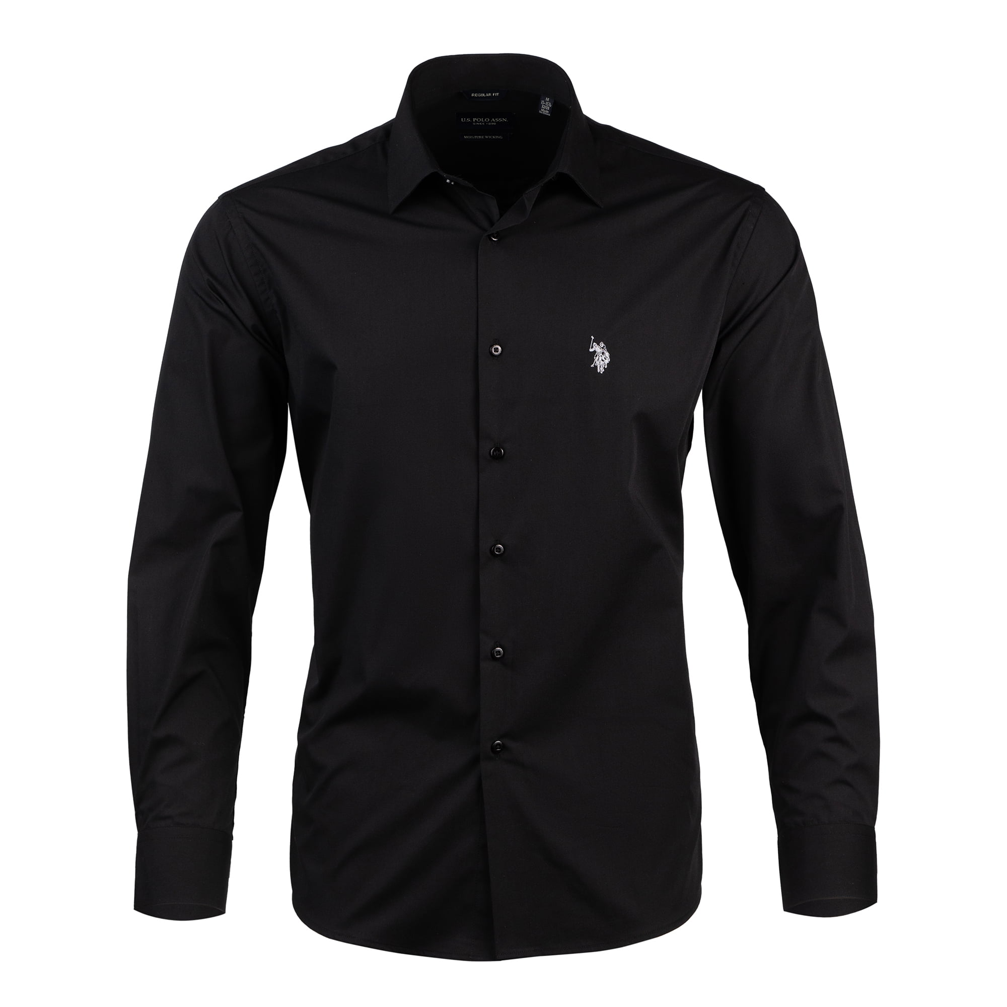 U.S. Polo Assn. Mens Dress Shirt Regular Fit Long Sleeve Button Down