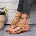 thumbnail image 5 of Willtoo Womens Orthopedic Sandals Arch Support Summer Flat Sandals Lightweight Non Slip Slip on Work Shoes Comfort 2026 New Orthopedic Shoes, 5 of 5