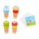 thumbnail image 3 of Juego de 4 piezas de helado de madera, juguete de helado, accesorios de cocina para niños, juego de juguete educativo para alimentos para niños de 3,, 3 of 9
