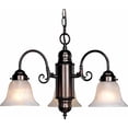 thumbnail image 2 of Volume Lighting Marti 3-Light Shaded Chandelier, 2 of 2