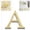 A, variant on 3D Acrylic Alphabet Mirror Wall Stickers Self-Adhesive Sign Art Sticker Decal for DIY Home Decoration