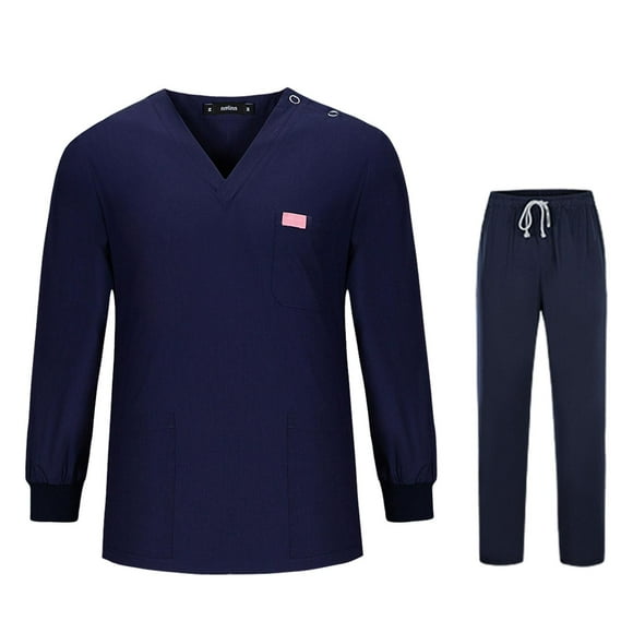 médica de enfermería, pantalón para cosmetología Skin Manage Veterinary SG Yuyangstore uniforme de mujer