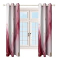 thumbnail image 4 of Marble Pink Gold Art Print Blackout Curtains Window Drapes Room Darkening Thermal Insulated Grommets Blackout Curtains, for Living, Dining, Bedroom,2 Panels, 4 of 6