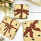 thumbnail image 4 of Cinta de terciopelo navideña para envolver adornos de árbol de Navidad, 1 pulgada de ancho, 10 yardas en total, tejido fino para invitaciones de boda, 4 of 4