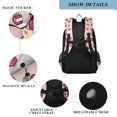 thumbnail image 4 of FORMRS Unisex School Backpack 17" Student Travel Bag with Laptop Compartment, Cherries Pattern, 4 of 7