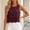 A7 Wine, variant on WGRFFH Women Solid Striped Lace Trim V Neck Adjustable Spaghetti Strappy Sleeveless Cami Tank Top Loose Flowy Boho Cute Detail Lightweight Summer Beach Vacation Casual Fashion Vest Blouse Black