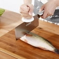 thumbnail image 4 of HLONK Cutter Helper 4pcs Chicken Cutter Holder Stainless Steel Meat Cleaver Kitchen Gadget(2.36X2.36X1.38Inch), 4 of 10