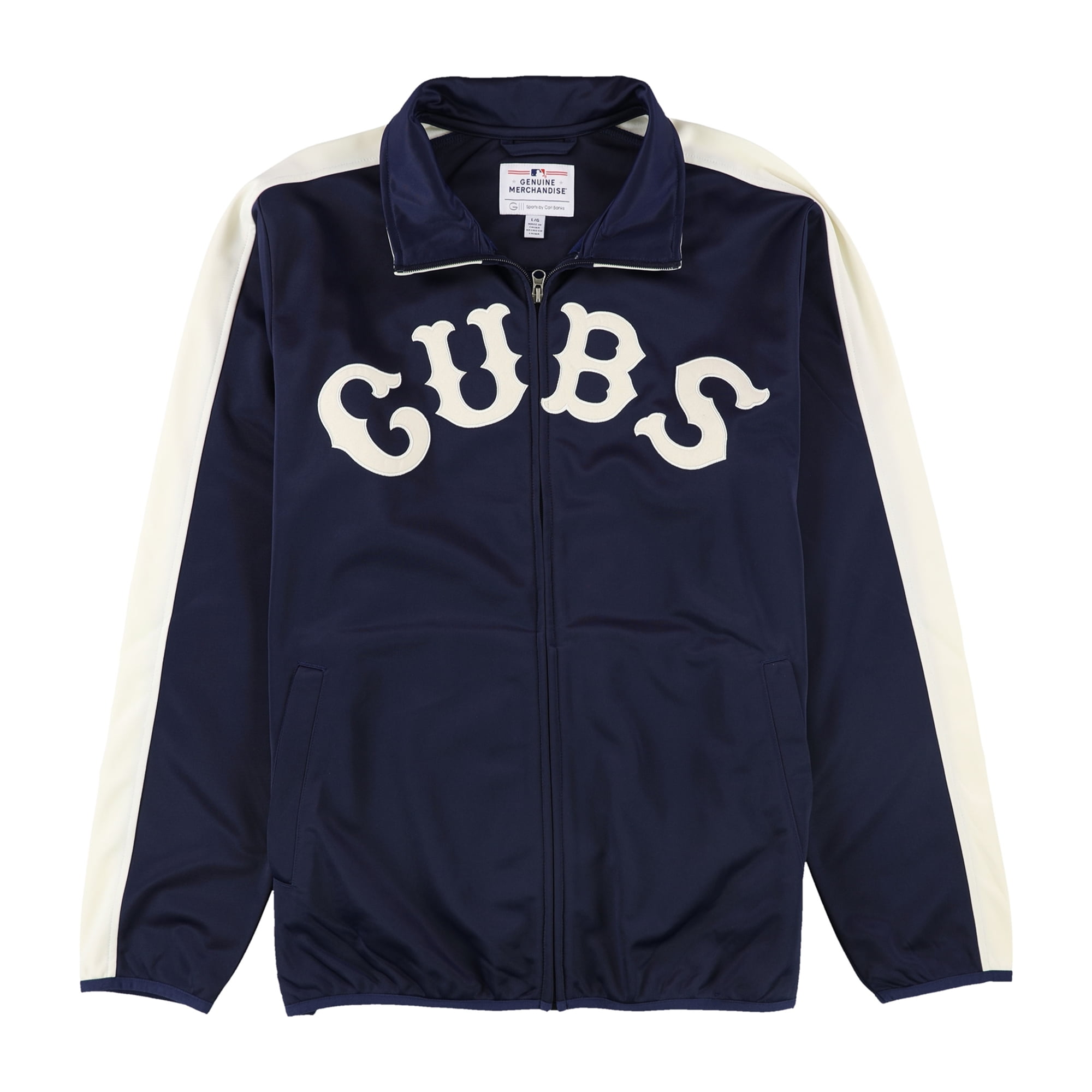 G III Sports Mens Chicago Cubs Track Jacket Blue Large Walmart