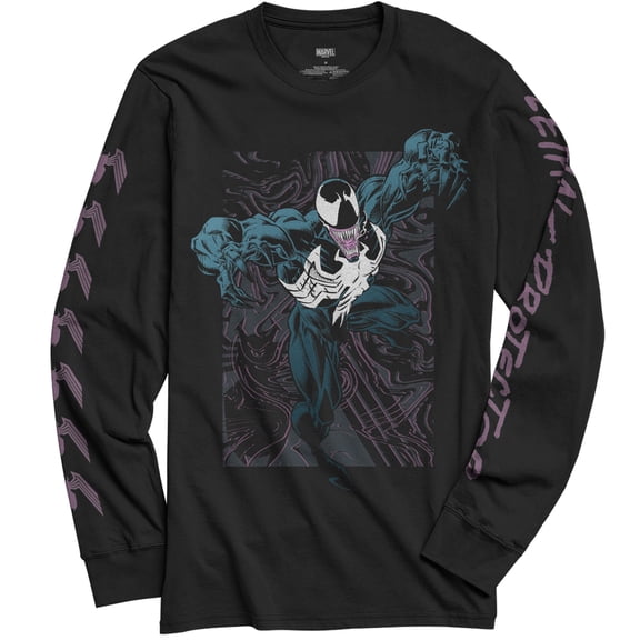 Venom Lethal Protector Dark Soul Marvel Comics Adult Long Sleeve T-Shirt
