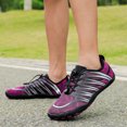 thumbnail image 2 of Rokment Women's Men's Water Shoes Beach Swim Barefoot Shoes Quick-Dry Breathable Athletic Wide Toe Hiking Pool Sneakers for Surf Yoga Exercise Aerobics Wine Size 7.5, 2 of 6
