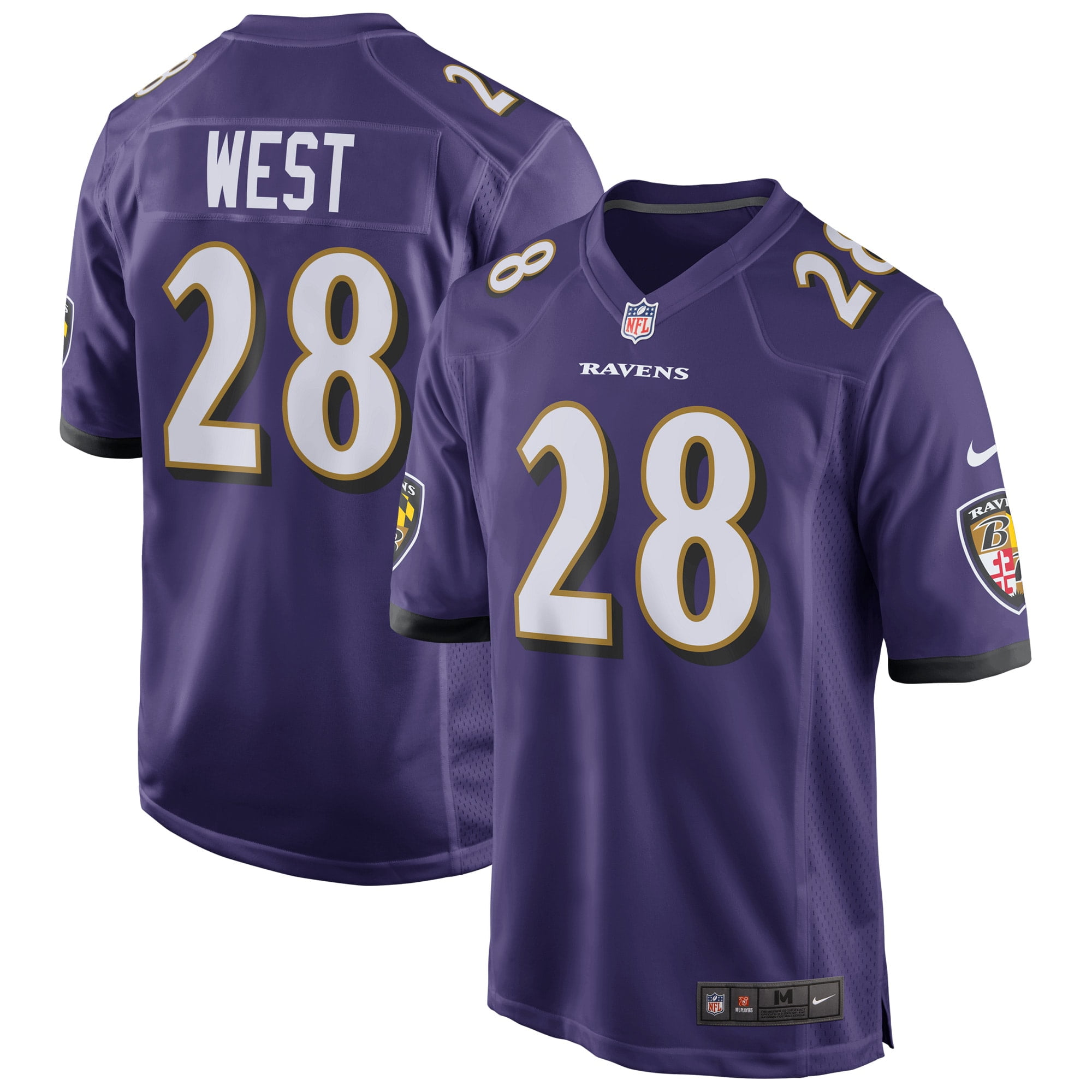Terrance West Baltimore Ravens Nike Game Jersey - Purple - Walmart.com