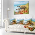 thumbnail image 3 of Designart Summer Breeze - Landscape Printed Throw Pillow - 16x16, 3 of 5