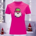 thumbnail image 3 of Playera Blusa Con Estampado De Santa Arbolito De Navidad Ropa Para Mujer Color Fucsia Talla Grande Marca Emil SaEs, 3 of 4