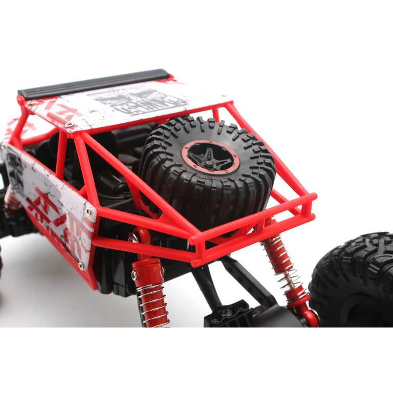 Cheerwing 1:18 Rock Crawler 2.4Ghz Remote Control Car 4WD Off Road RC  Monster Truck 2 Battery (Blue)