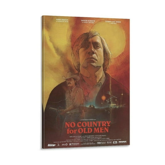 No Country for Old Men Movie Poster (13) Posters Art Print Wall Photo Paint Poster Hanging Picture Family Bedroom Decor